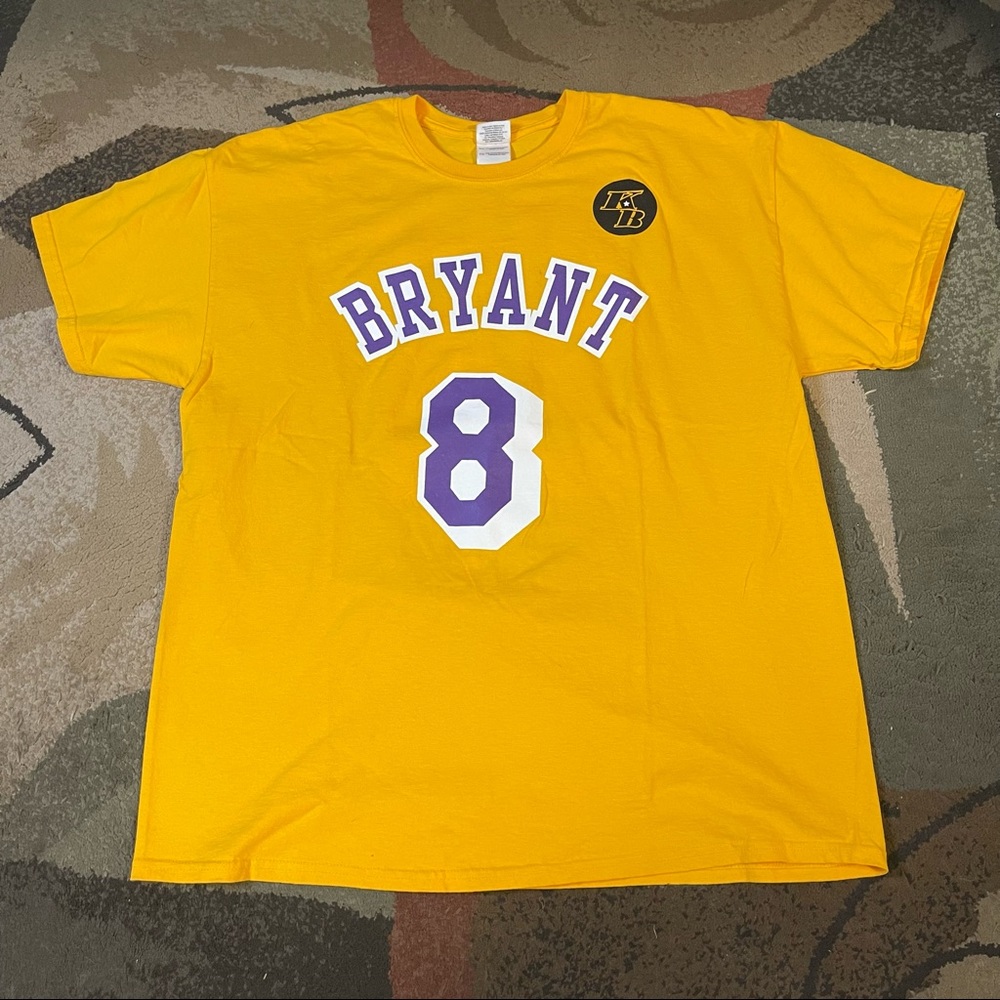 Kobe Bryant LA Lakers Jersey T-Shirt #8 & #24 Size Men’s XL
